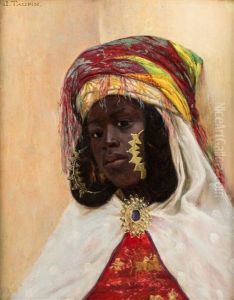 Randja. Laghouat, Algeria by Jules-Charles-Clement Taupin