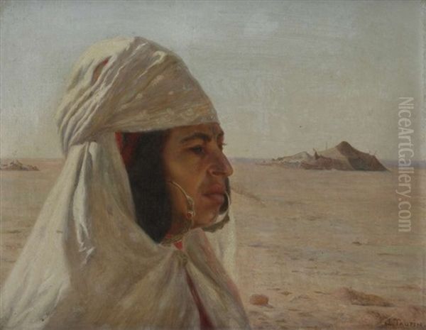 Profil D'algerienne Dans Un Paysage - view 1
