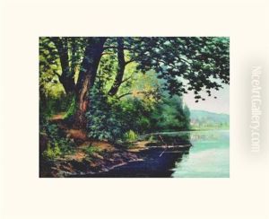Bords De Marne by Jules-Charles-Clement Taupin