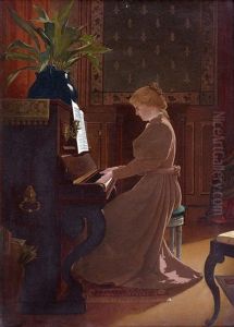 Au Piano by Henri Taurel