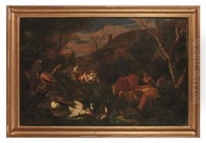 Scene Pastorale Dans Un Paysage by Carlo Antonio Tavella, Il Solfarola