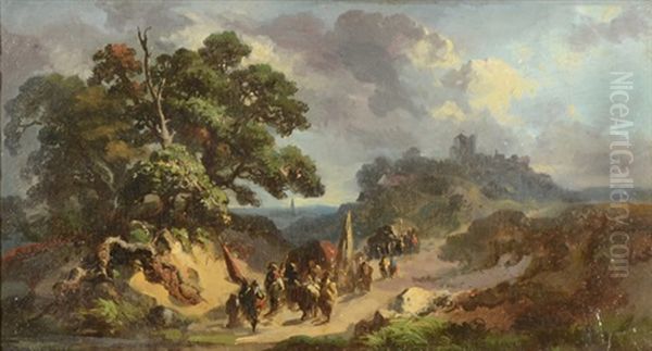 Landscape With A Military Convoy - view 1