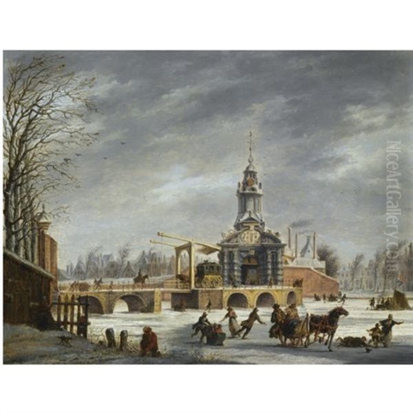 Skaters Near The Haarlemmer Poort, Amsterdam - view 1