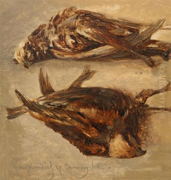 Jachtstilleven Met Twee Dode Vogels - view 1