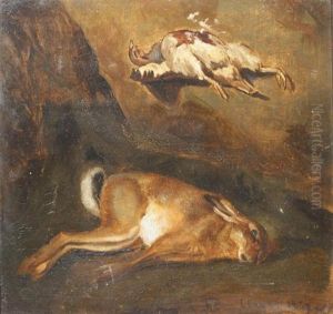 Jachtstilleven by Johannes Tavenraat