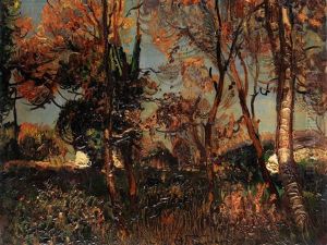 Herbstliche Baumlandschaft by Andrea Tavernier