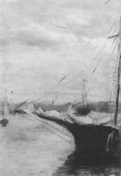 Ships In A Harbor - view 1