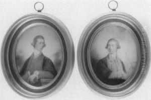 Portrait Of William Jackson, Student Of Christchurch, Oxford, Wearing Black Robe Over Coat, Waistcoat And Bands, Holding An Open Book Portrait Of William Jackson, Student Of Christchurch, Oxford, Wearing Black Robe Over Coat, Waistcoat And Bands, Holding An Open Book
