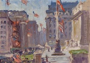 42nd Street And Fifth by Mary Smith Perkins Taylor