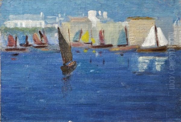 Boats At Concarneau - view 1