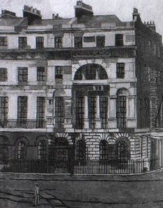 London Street Corner, Possible Fitzroy Square London Street Corner, Possible Fitzroy Square