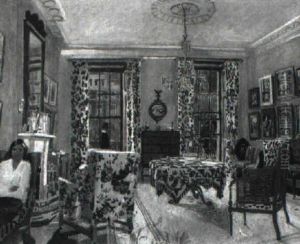 Two Figures In An Interior by Walter Taylor