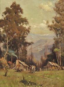 The Pioneers Cottage by Robert Eagar Taylor-Ghee