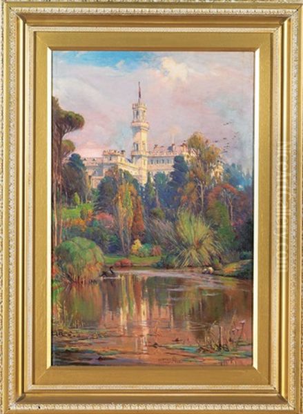 Government House, Victoria (from Botanical Gardens) - view 1
