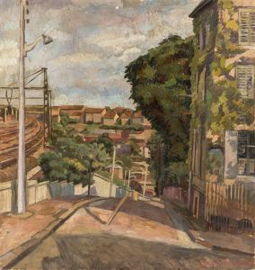 By The Railway by Georges [Yuriy Yuruevich] Tcherkessoff