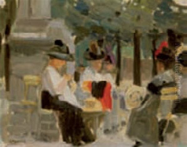 Conversation Au Parc Monceau - view 1