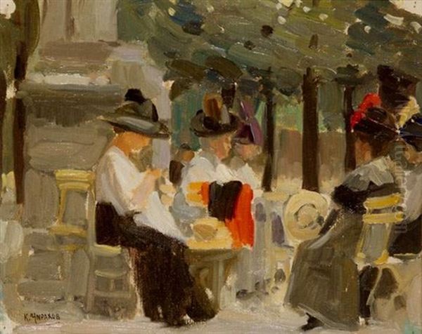Conversation Au Parc Monceau A Paris - view 1