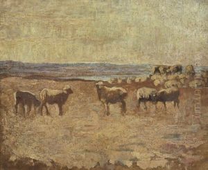 Sheep In Landscape (mornington Peninsula) Sheep In Landscape (mornington Peninsula)