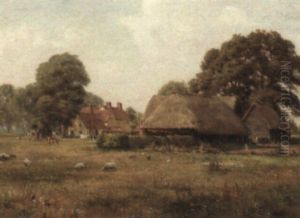 Farm In Summer by Arthur Kemp Tebby