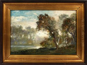 Pond And Trees by Douglas Arthur Teed