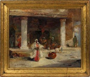 Market Scene by Douglas Arthur Teed