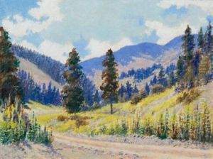 Down Cox Canyon (+ Catalimas Arizona; 2 Works) by Lewis Woods Teel