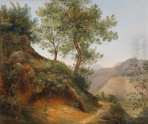 Landschaft Mit Blick Auf Den Berg St. Vigilio Bei Bergamo