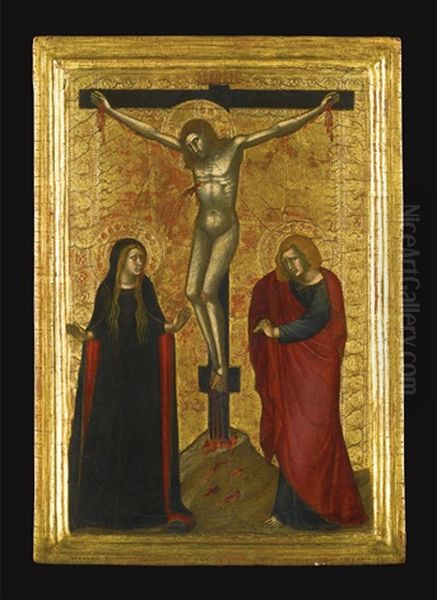 The Crucifixion With The Virgin Mary And Saint John The Evangelist - view 1