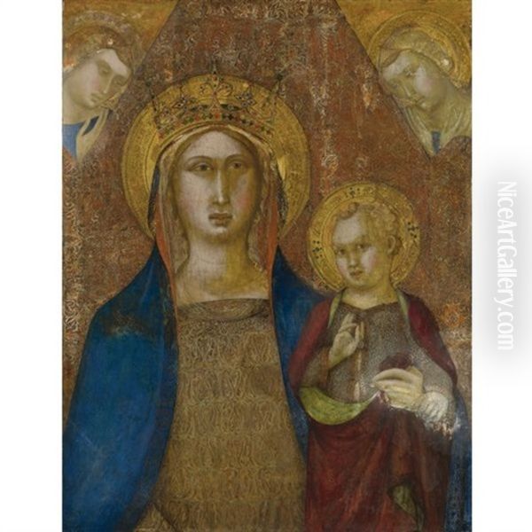 Madonna And Child With Two Angels - view 1