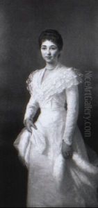 Dame In Wei by Georg Teibler