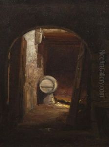 Cellier De La Maison R***, Vieux St. Junien by Jean-Cyprien Teilliet
