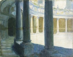 Vista De Claustro - Mosteiro Da Serra Do Peila, Vila Nova De Gaia by Antonio Teixeira Carneiro Junior