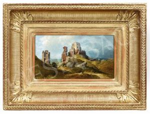 Romantic Landscape With Ruins