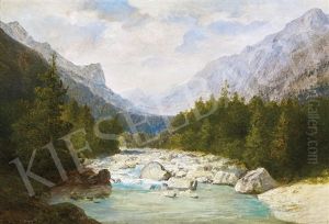 Landscape In The High Tatras by Karoly Telepy