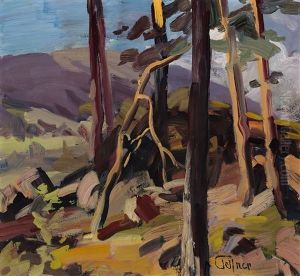 Waldstudie by Josef Telfner