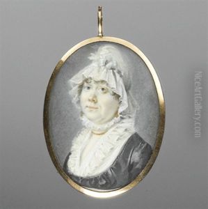 Portrat Einer Frau Mit Spitzenhaube