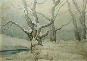 Winter In The Forest by Nicholas Tempeanu