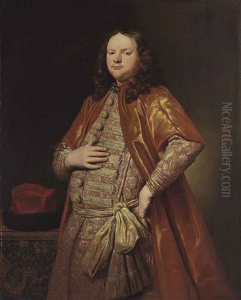 Portrait Of A Gentleman, Three-quarter-length, In A Zupan - view 1