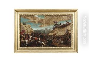 The Israelites Attacking The Amalekites