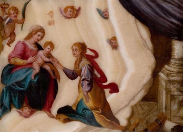 The Mystical Marriage Of Saint Catherine - view 1