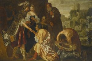 The Continence Of Scipio by Jan Tengnagel