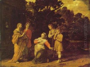 The Shunammite Woman Asking Elisha To Awaken Her Dead Son