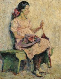 Portrait Of Margaret Lyle by Hugh Henry Breckenridge
