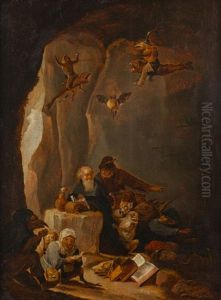 The Alchemist's Workshop by David Teniers the Younger