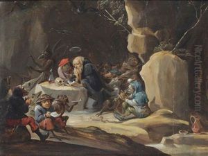 The Temptation Of Saint Anthony by Abraham Teniers