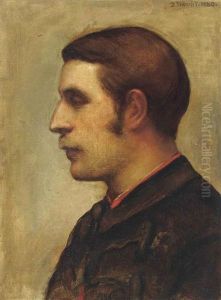Portrait Of Lord Henry Morton Stanley (1841-1904), Later The Artist's Husband, Bust-length by Dorothy, nee Tennant Stanley