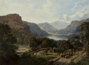 A Shepherd In A Rural Landscape