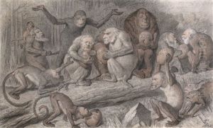 Nuts To Crack by John Tenniel