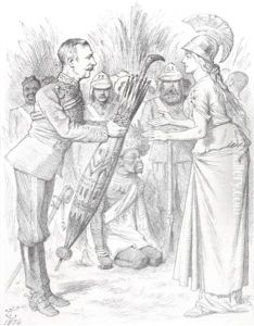 Dearly Bought" ('sir Garnet "it Don't Look Much, Madam, But It Has Cost Good Money, And Better Lives!" Britannia "and But For You, Sir Garnet, Might Have Cost More Of Both!"") ('king Coffee's Umbrella Has Been Brought To England" - Morning Paper) Dearly Bought" ('sir Garnet "it Don't Look Much, Madam, But It Has Cost Good Money, And Better Lives!" Britannia "and But For You, Sir Garnet, Might Have Cost More Of Both!"") ('king Coffee's Umbrella Has Been Brought To England" - Morning Paper)