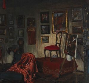 Evening Light Shining Into The Atelier